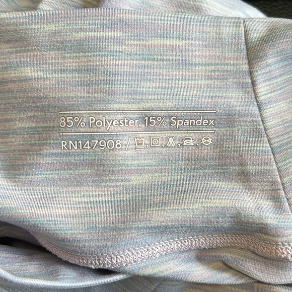 Outdoor Voices Super Bloom Freeform Athletic Leggings Watercolor 7/8 length Sz S - Picture 9 of 11